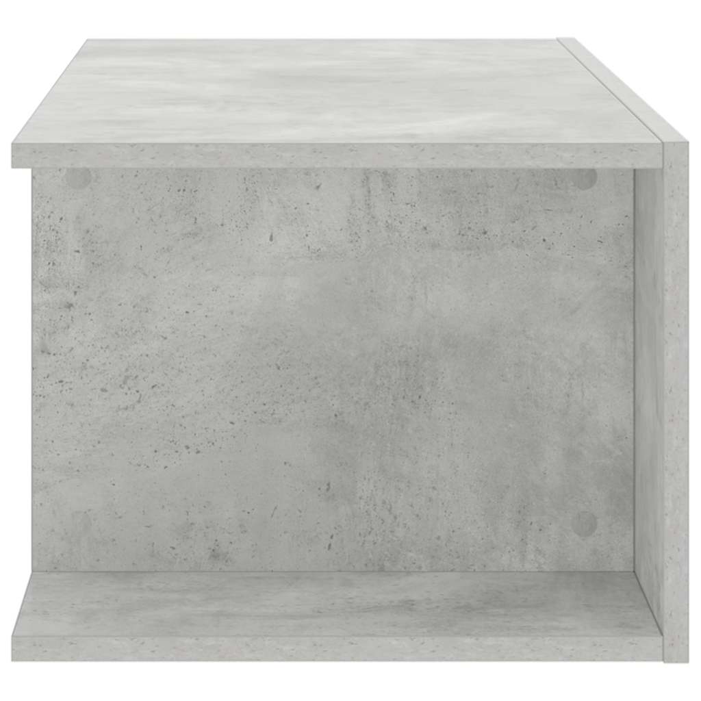 Betonszürke TV-szekrény LED lámpákkal 90 x 39 x 30 cm 6