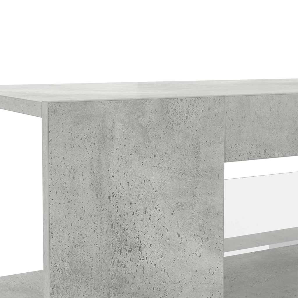 Betonszürke TV-szekrény LED lámpákkal 90 x 39 x 30 cm 9