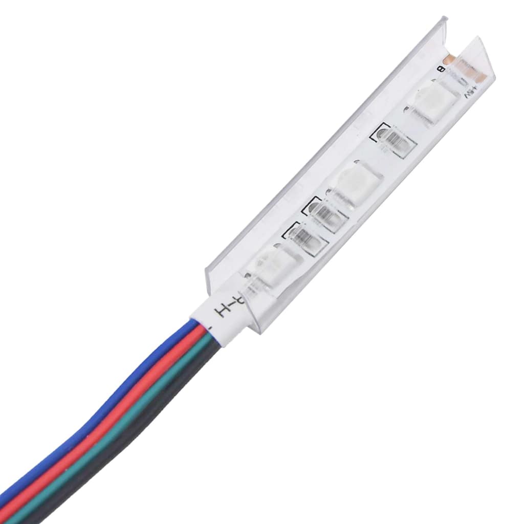 Szürke TV-szekrény LED-világítással 140 x 40 x 36 cm 12