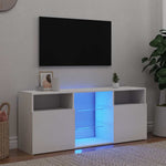 Fehér TV-szekrény LED lámpákkal 120 x 30 x 50 cm 5