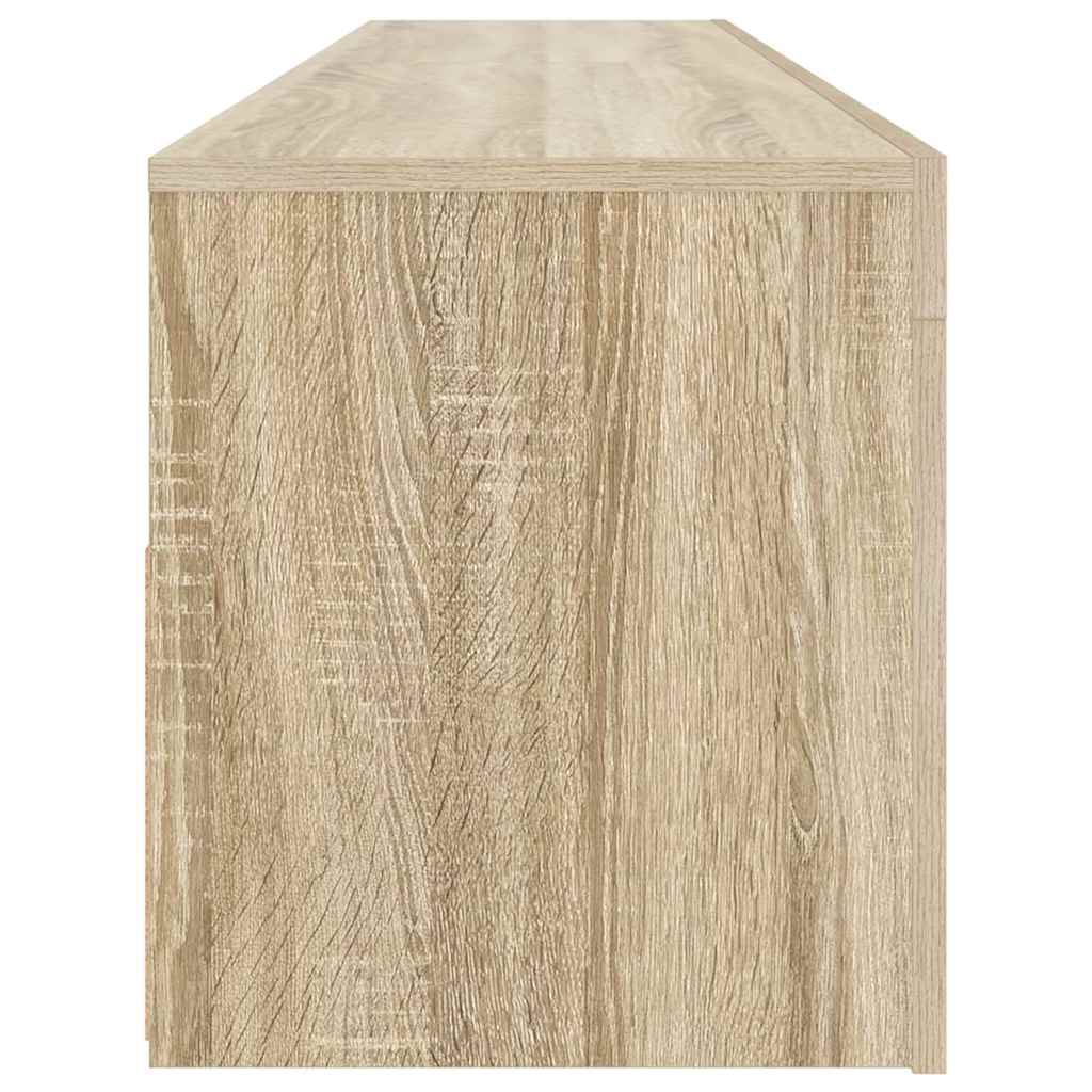 Sonoma tölgy színű TV-szekrény LED-lámpákkal 120 x 35 x 40 cm 10