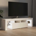 Fehér TV-szekrény LED-lámpákkal 140 x 36,5 x 40 cm 3