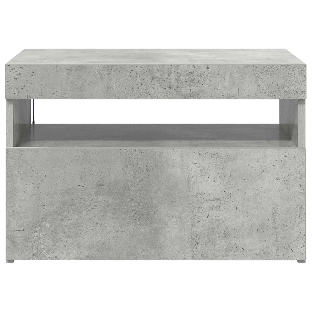 Betonszürke TV-szekrény LED-lámpákkal 60 x 35 x 40 cm 8