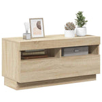 Sonoma tölgy színű TV-szekrény LED-lámpákkal 80 x 35 x 40 cm 14