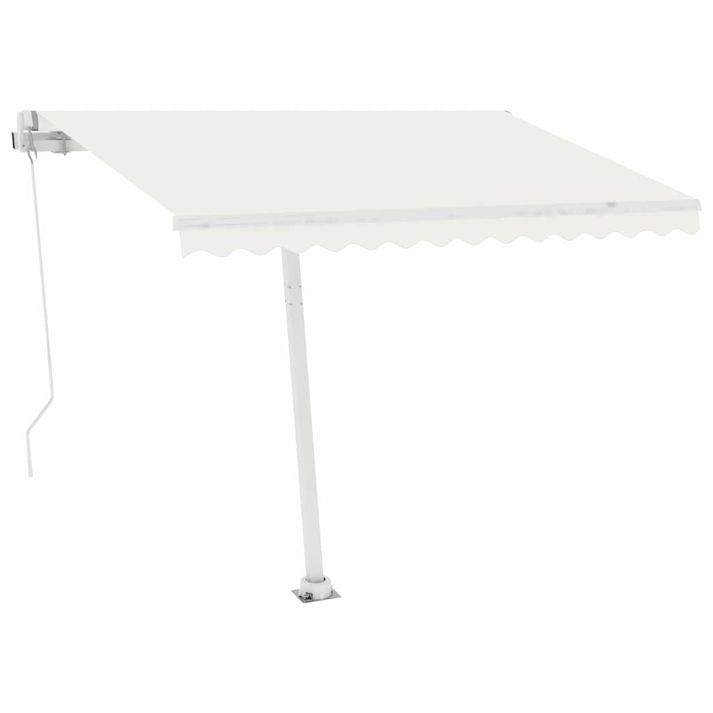 Fehér vas napellenzőrúdszett 300 x 245 cm 8