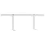 Fehér vas raklapkanapé-háttámla 110 cm 3