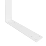 Fehér vas raklapkanapé-háttámla 110 cm 7