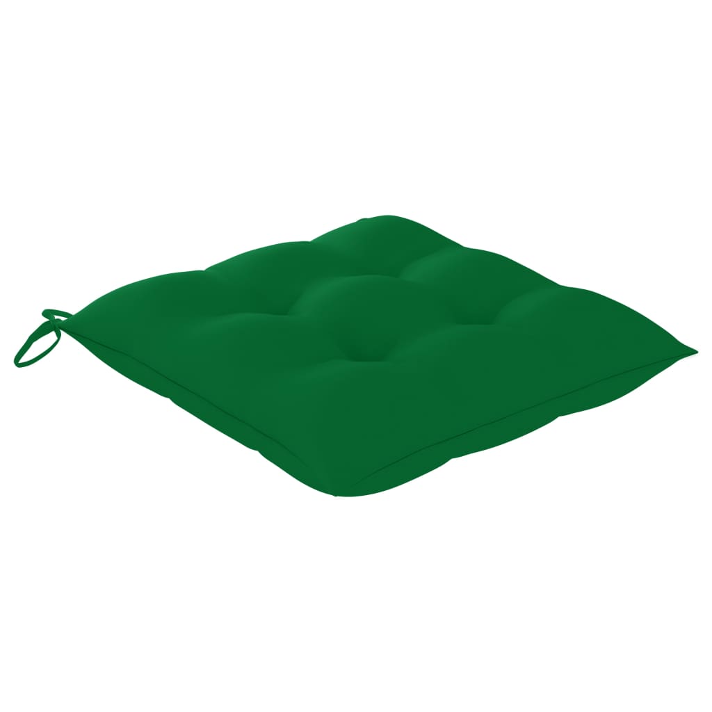 3 db tömör akácfa kerti étkezőszék párnával 5