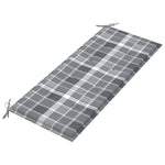 2 személyes tömör eukaliptuszfa kerti pad párnával 120 cm 8