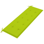 3 személyes tömör eukaliptuszfa kerti pad párnával 150 cm 8
