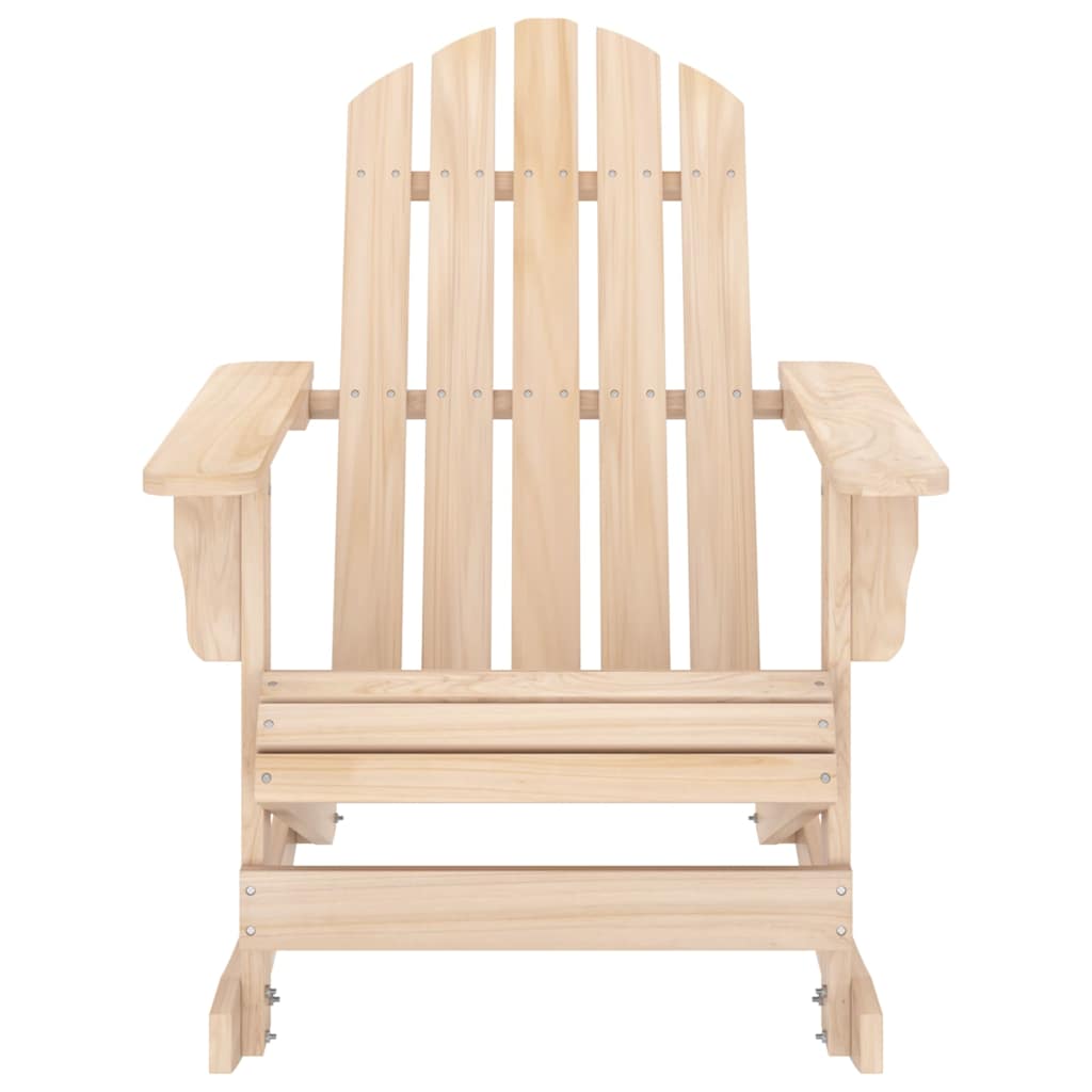 Tömör fenyőfa kerti Adirondack hintaszék 2