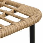 3 részes polyrattan és üveg kültéri étkezőgarnitúra 9