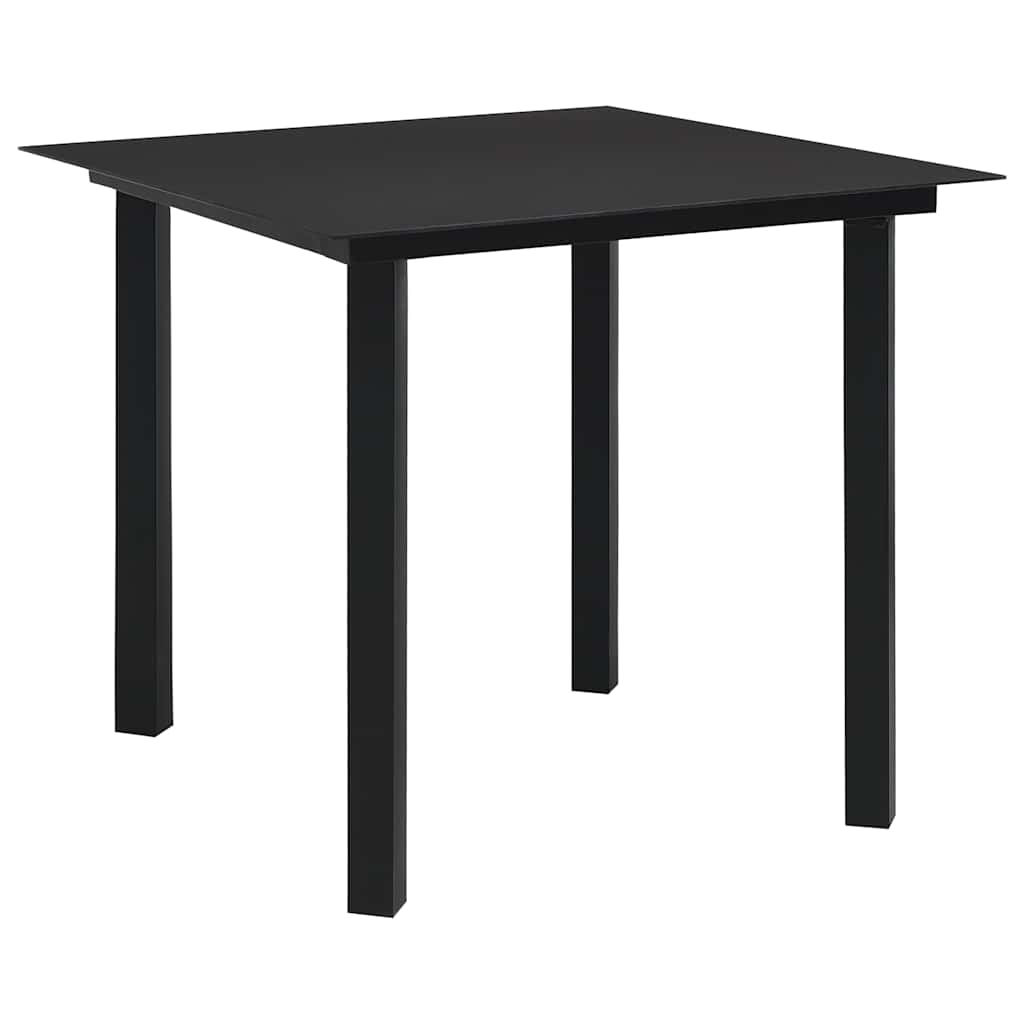 3 részes polyrattan és üveg kültéri étkezőgarnitúra 10