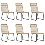 7 részes polyrattan és üveg kültéri étkezőgarnitúra 3