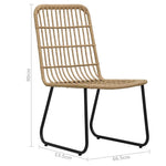 7 részes polyrattan és üveg kültéri étkezőgarnitúra 14