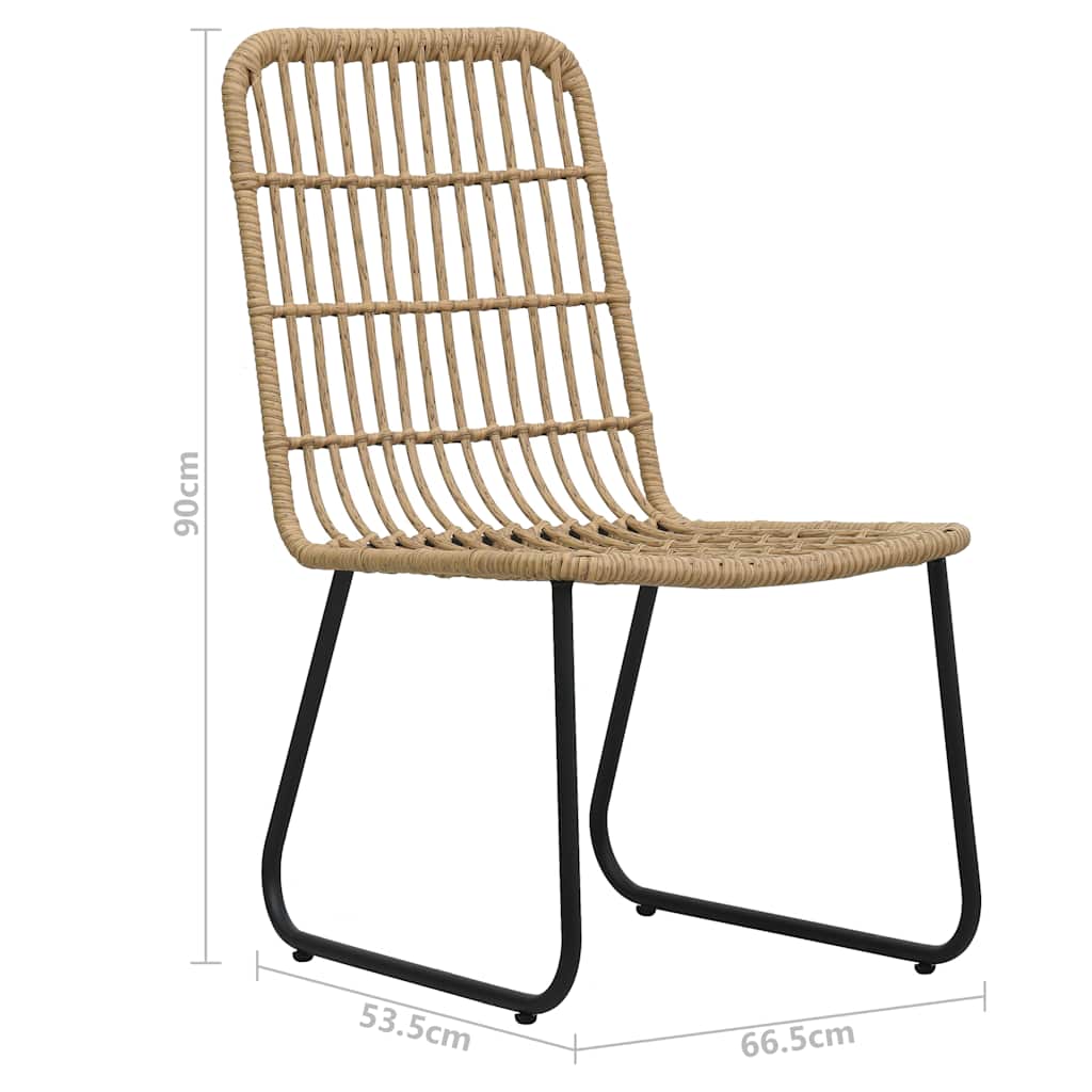 7 részes polyrattan és üveg kültéri étkezőgarnitúra 14