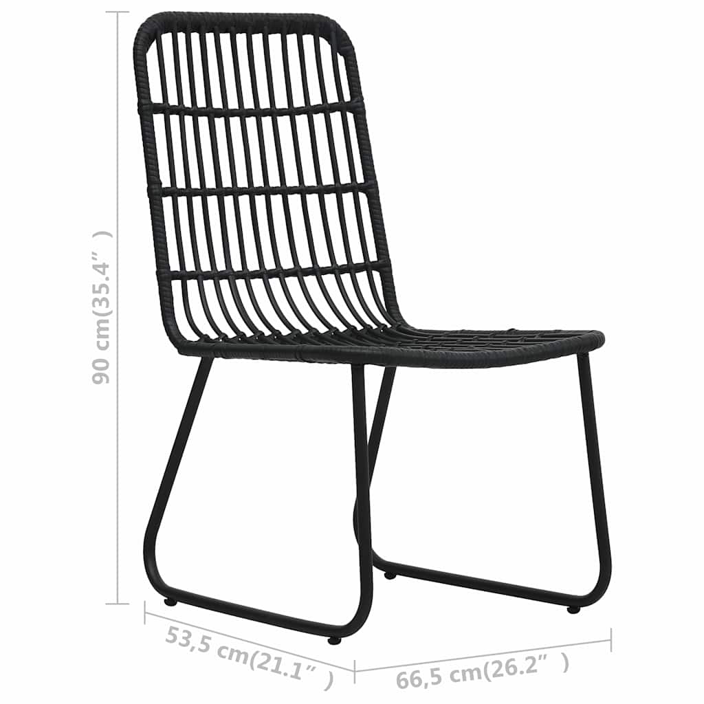 3 részes polyrattan és üveg kültéri étkezőgarnitúra 13