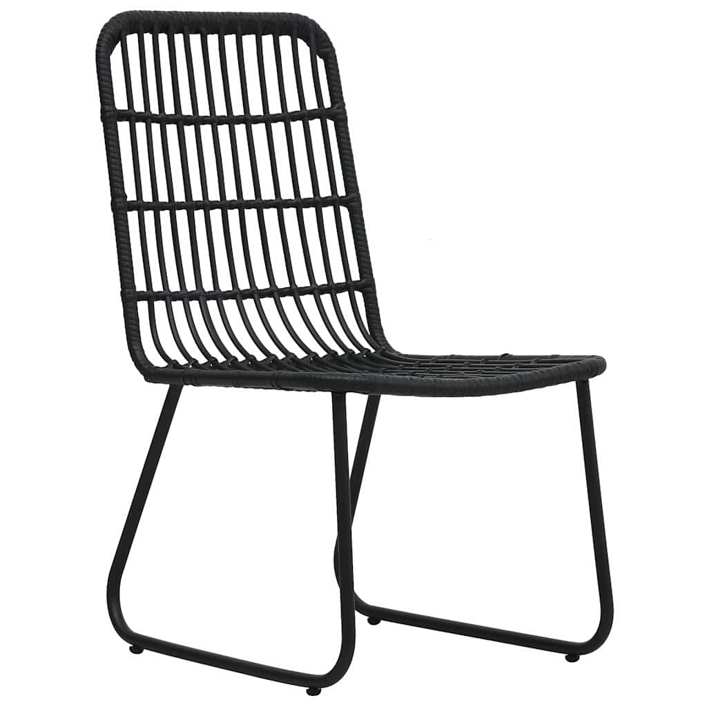 3 részes polyrattan és üveg kültéri étkezőgarnitúra 4
