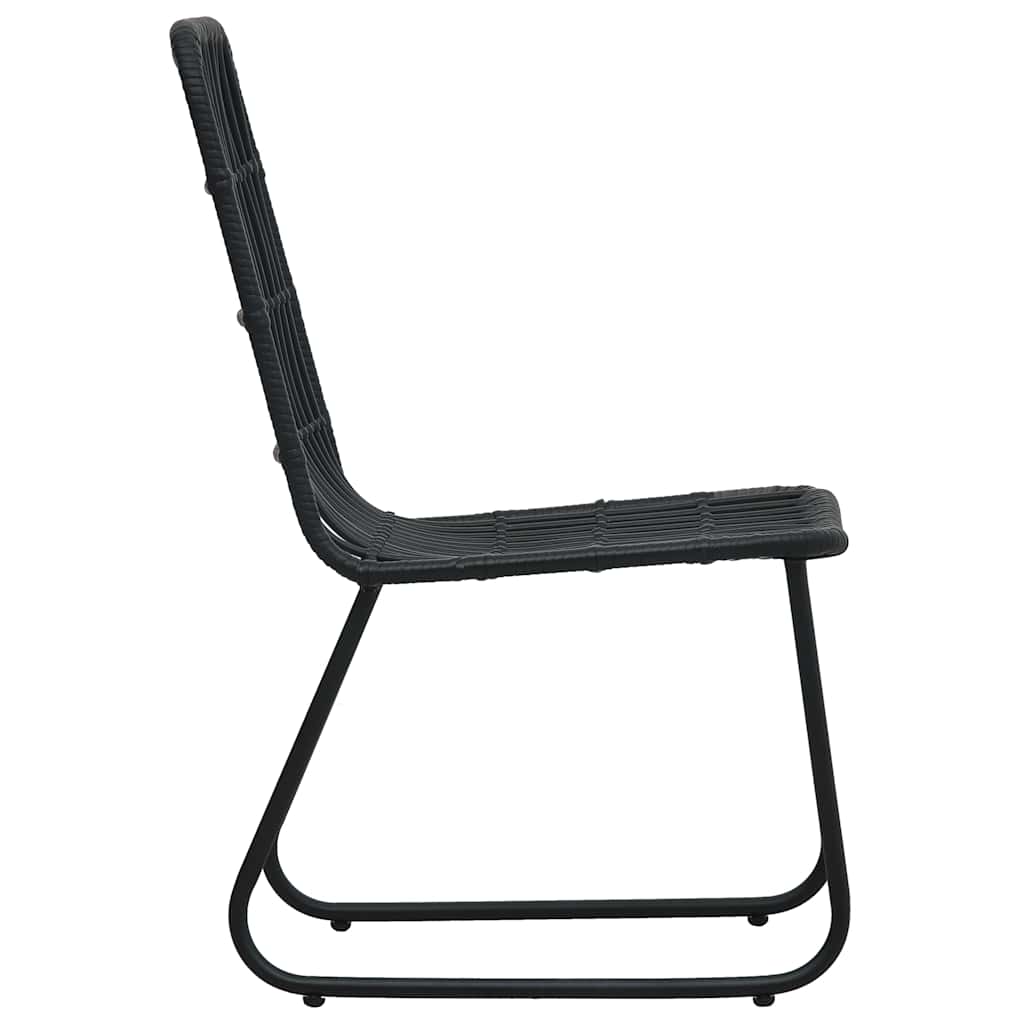 3 részes polyrattan és üveg kültéri étkezőgarnitúra 6