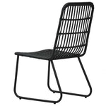 3 részes polyrattan és üveg kültéri étkezőgarnitúra 7