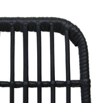 3 részes polyrattan és üveg kültéri étkezőgarnitúra 8