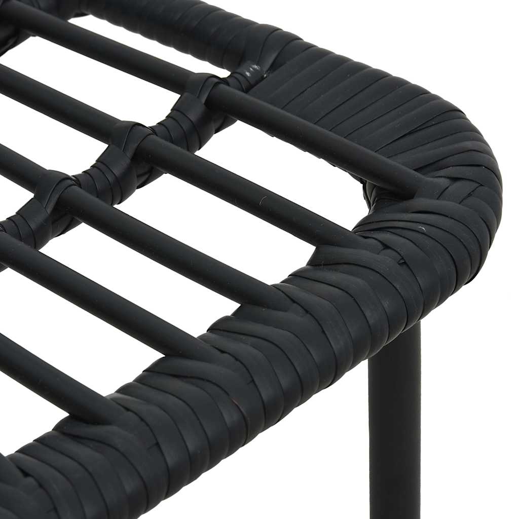 3 részes polyrattan és üveg kültéri étkezőgarnitúra 9