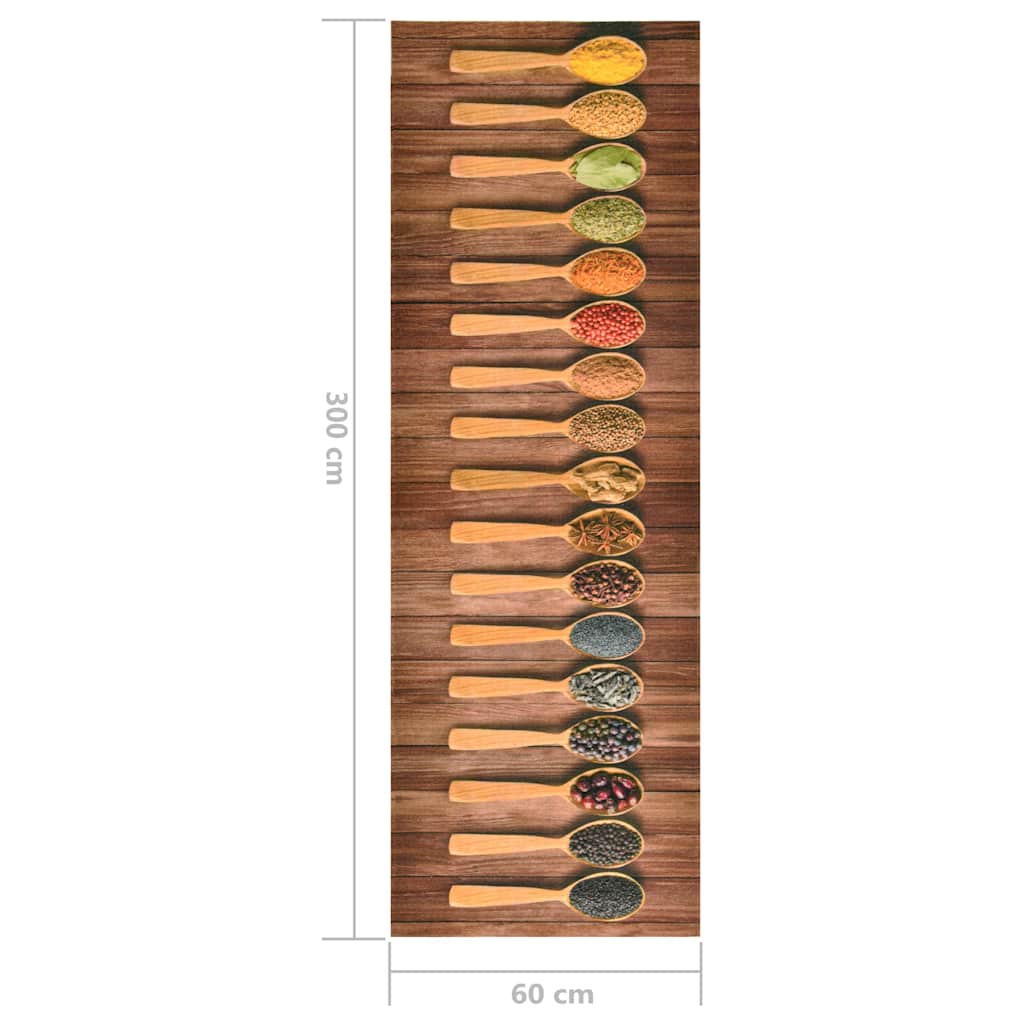 Kanál mintás mosható konyhaszőnyeg 60 x 300 cm 6