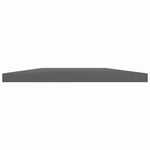 4 db magasfényű szürke forgácslap könyvespolc 40 x 30 x 1,5 cm 3