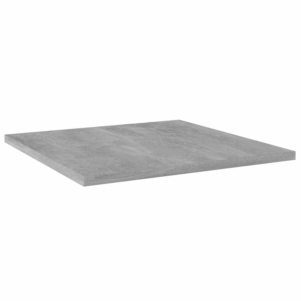 4 db betonszürke szerelt fa könyvespolc 40 x 40 x 1,5 cm 2
