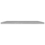 4 db betonszürke szerelt fa könyvespolc 40 x 40 x 1,5 cm 3