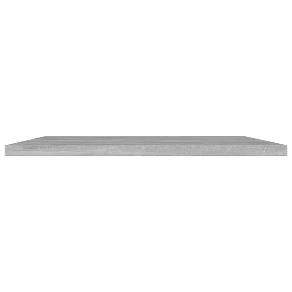 4 db betonszürke szerelt fa könyvespolc 40 x 40 x 1,5 cm 3