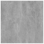 4 db betonszürke szerelt fa könyvespolc 40 x 40 x 1,5 cm 4