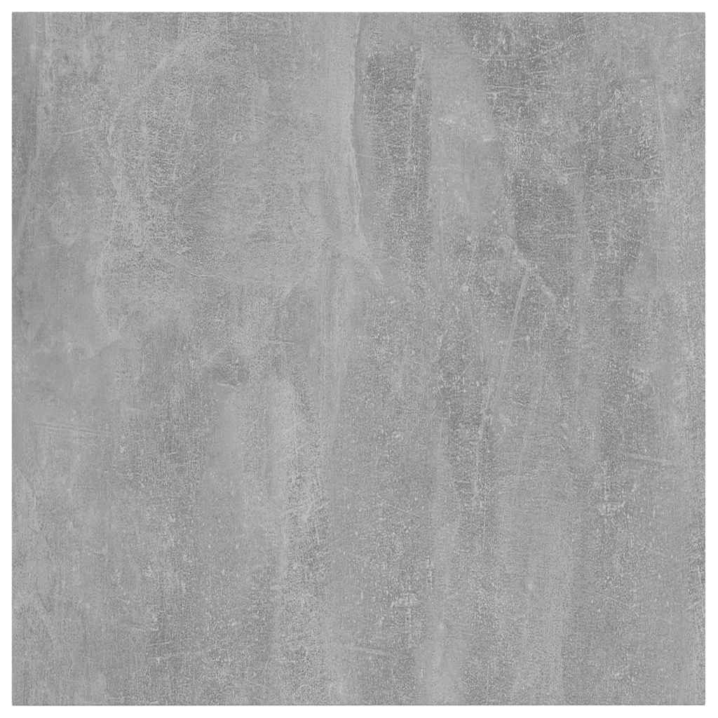 4 db betonszürke szerelt fa könyvespolc 40 x 40 x 1,5 cm 4