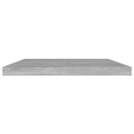 4 db betonszürke szerelt fa könyvespolc 60 x 10 x 1,5 cm 3