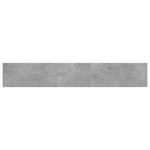 4 db betonszürke szerelt fa könyvespolc 60 x 10 x 1,5 cm 4