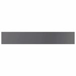 4 db magasfényű szürke forgácslap könyvespolc 60 x 10 x 1,5 cm 4
