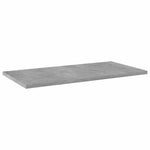 4 db betonszürke forgácslap könyvespolc 60 x 30 x 1,5 cm 2