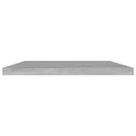4 db betonszürke forgácslap könyvespolc 60 x 30 x 1,5 cm 3