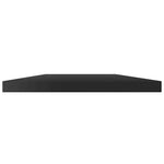 8 db magasfényű fekete forgácslap könyvespolc 60 x 40 x 1,5 cm 3