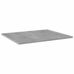 8 db betonszürke forgácslap könyvespolc 60 x 50 x 1,5 cm 2