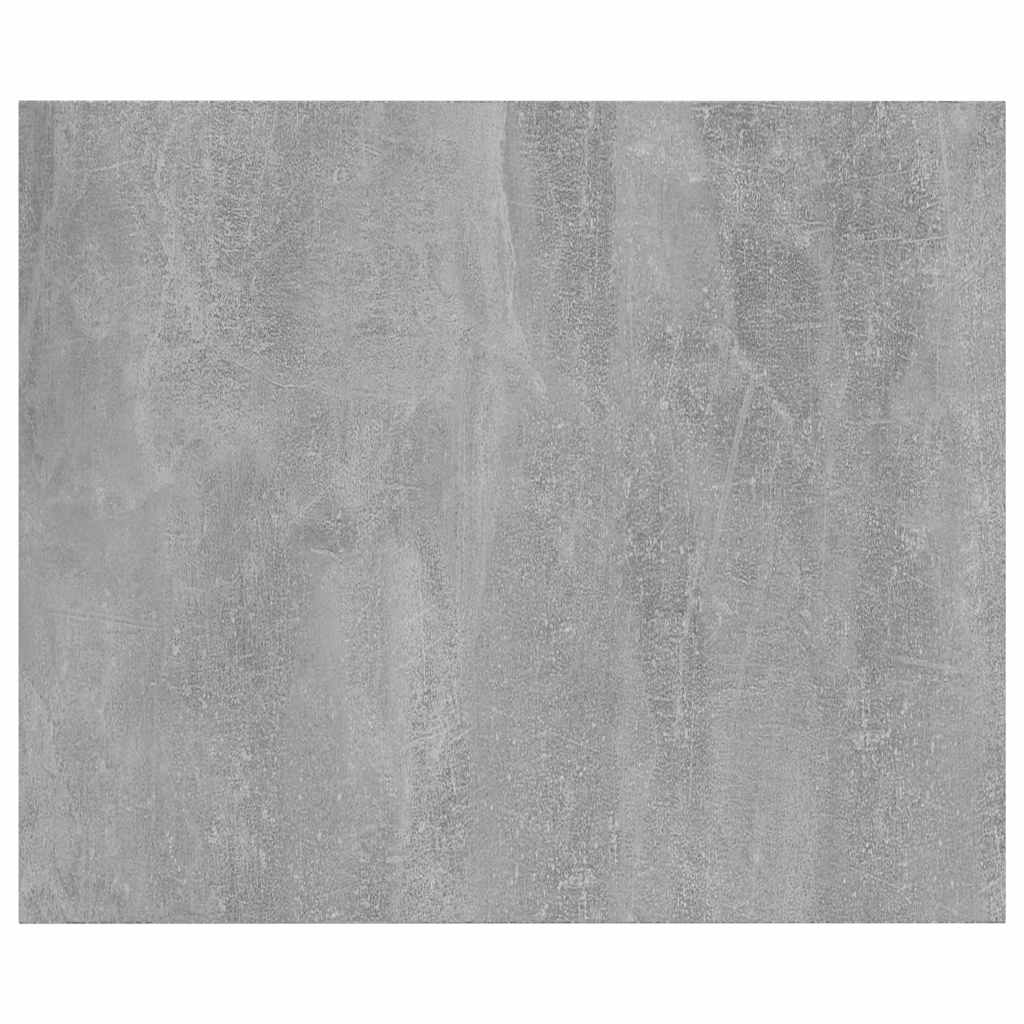 8 db betonszürke forgácslap könyvespolc 60 x 50 x 1,5 cm 4