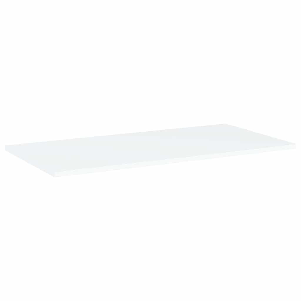 4 db fehér szerelt fa könyvespolc lap 80 x 40 x 1,5 cm 2