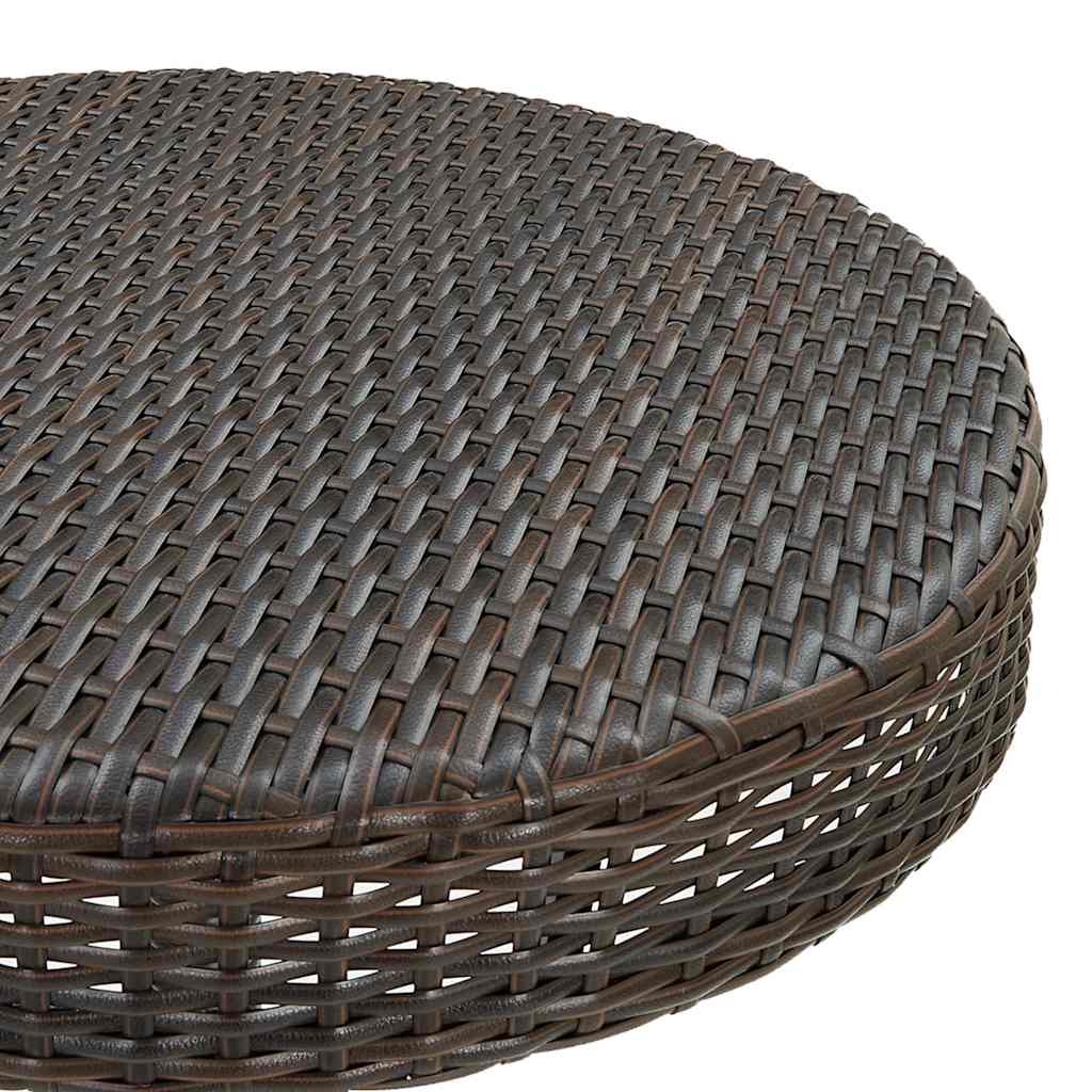 5 részes barna polyrattan kerti bárszett 6