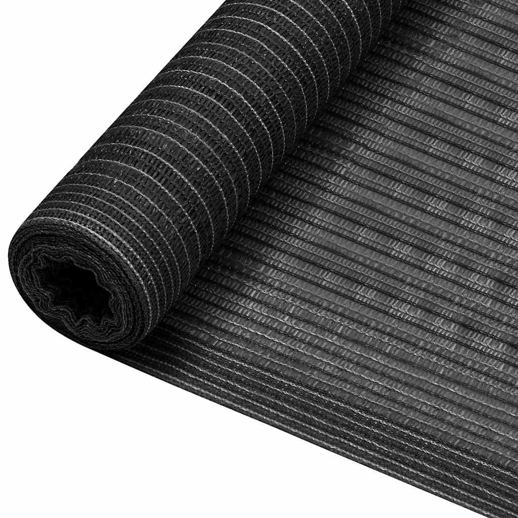 Antracitszürke HDPE belátásgátló háló 1,2 x 50 m 75 g/m²