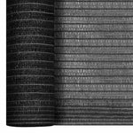 Antracitszürke HDPE belátásgátló háló 2 x 25 m 150 g/m² 2