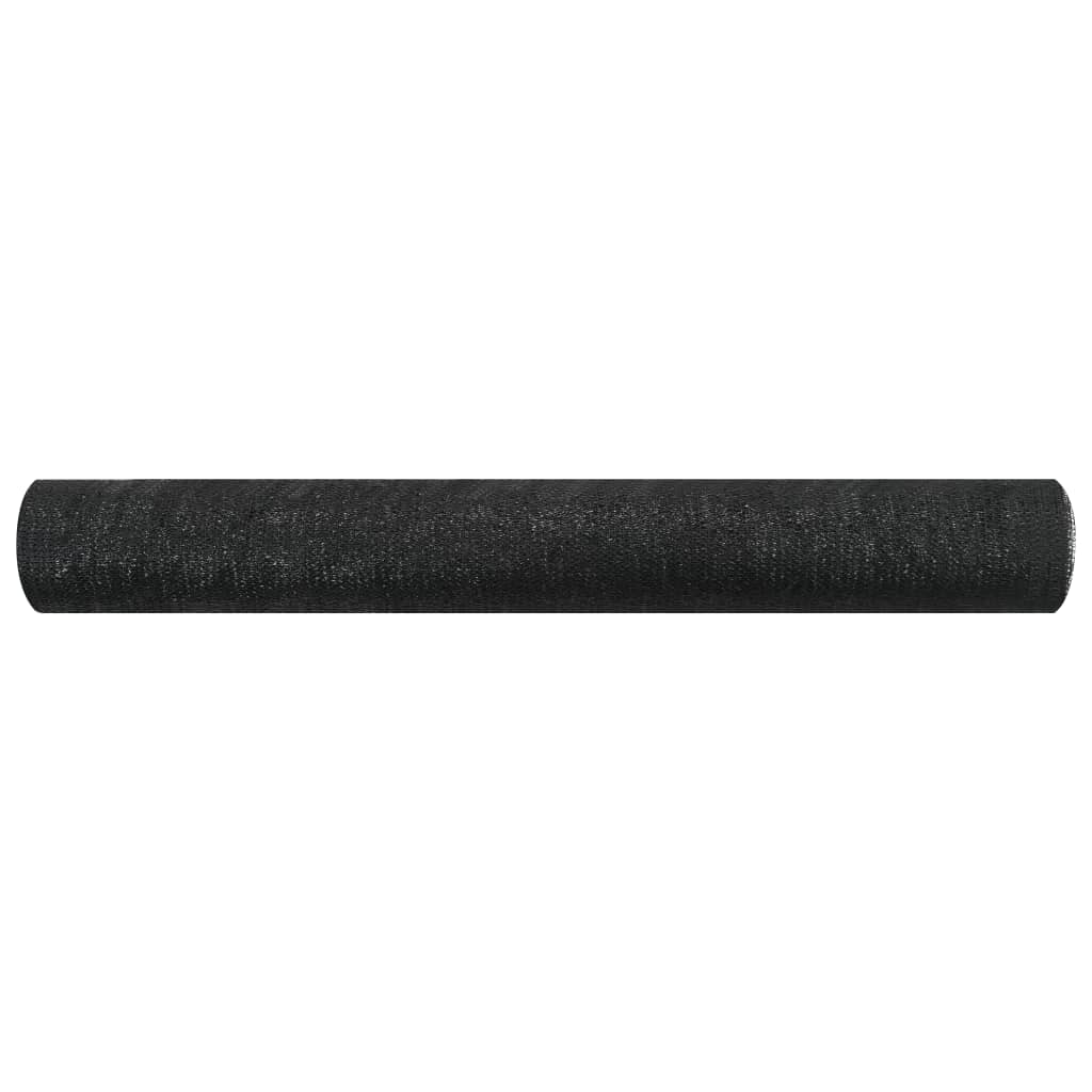 Fekete HDPE belátásgátló háló 1,2 x 10 m 75 g/m² 2