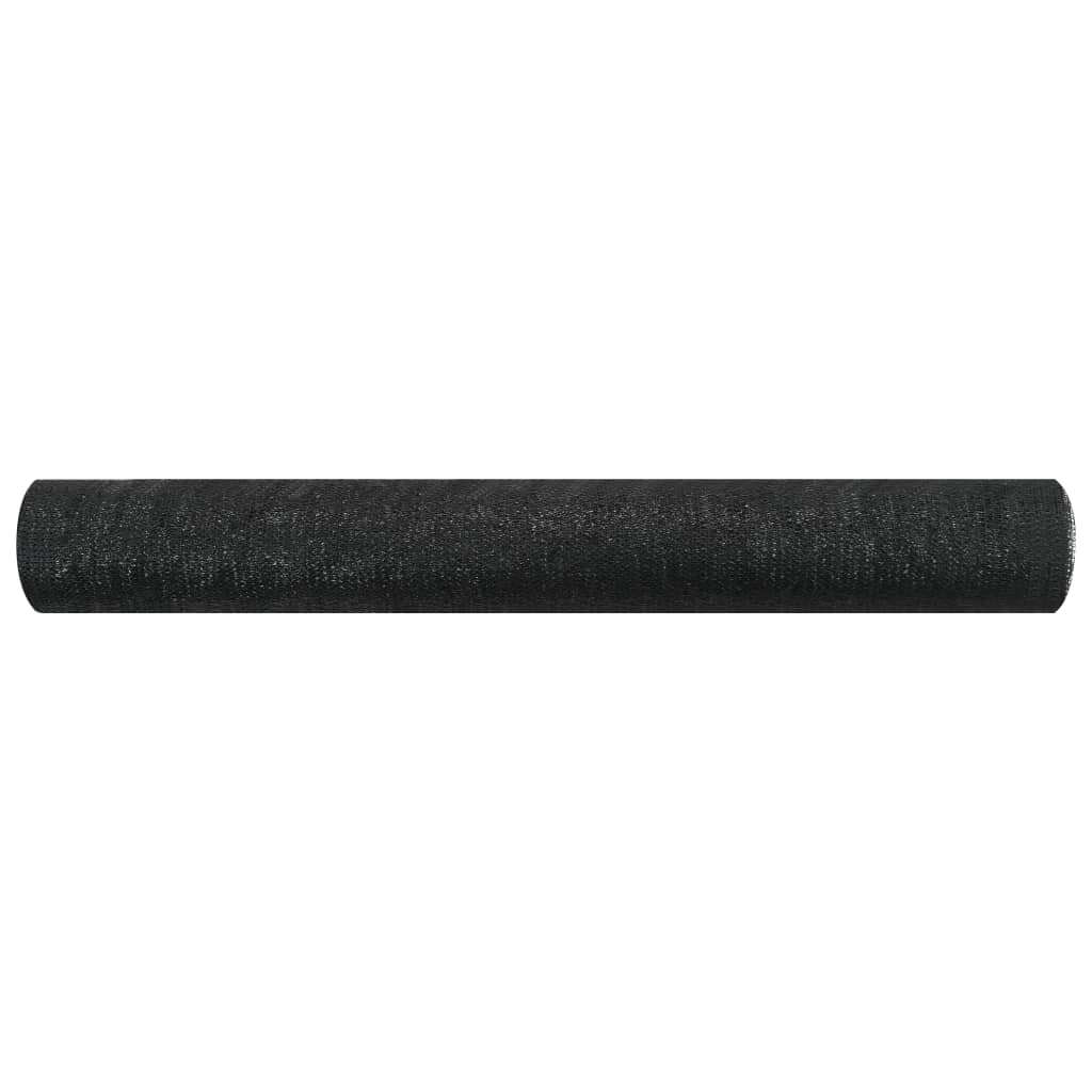 Fekete HDPE belátásgátló háló 2 x 25 m 75 g/m² 2
