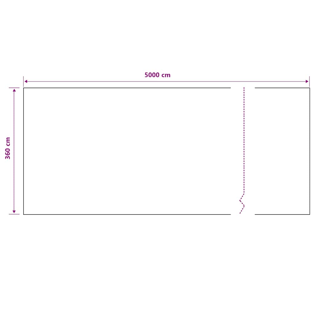 Zöld HDPE belátásgátló háló 3,6 x 50 m 75 g/m² 5