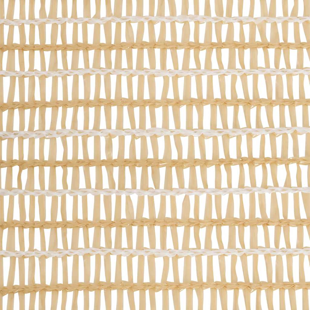 Bézs HDPE belátásgátló háló 1,2 x 50 m 150 g/m² 4