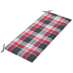 Tömör akácfa kerti pad párnával 120 cm 5